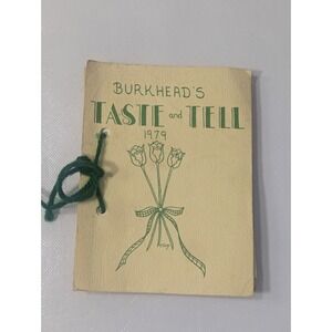 Burkhead United Methodist Church Winston-Salem, NC Cookbook 1979 Mini Yarn Bound